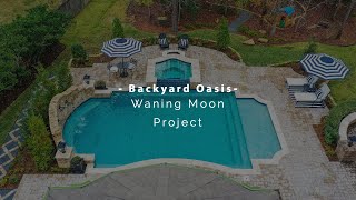 Stunning Custom Pool with Spa and Lush Landscaping | Backyard Oasis