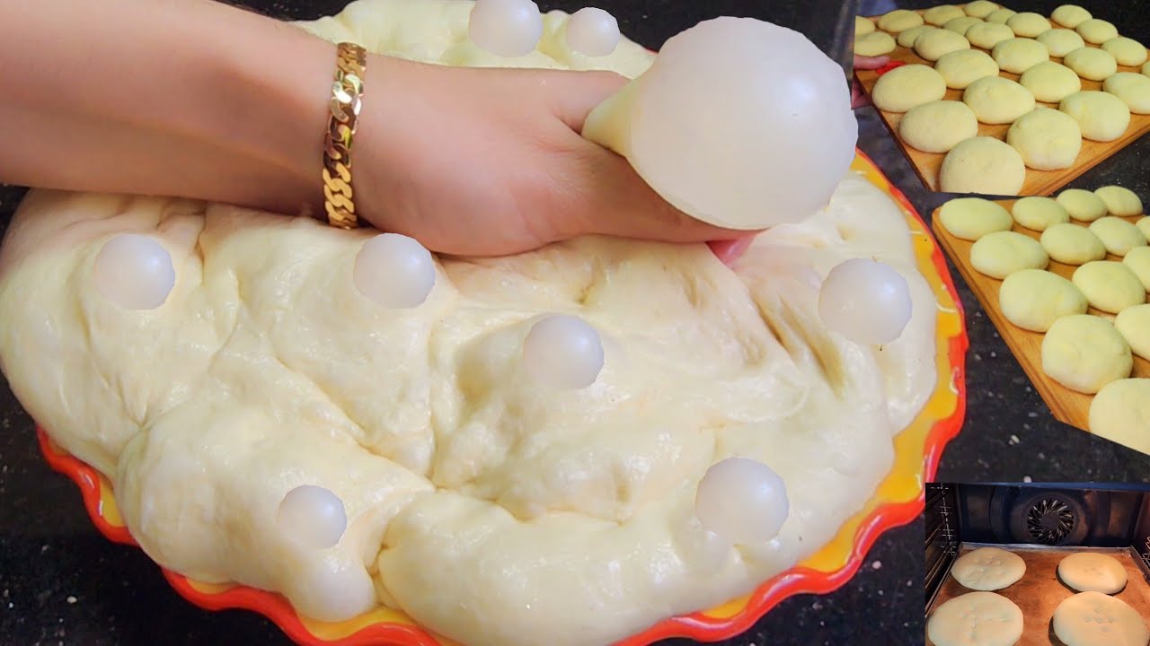 هادي هي عجينة الخبز لي تساهل عليك وينفعك خبز الدار من يوم متشريه بشكل محمر خفيف مثل القطن😋