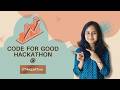 Code For Good Hackathon | JPMorgan Chase