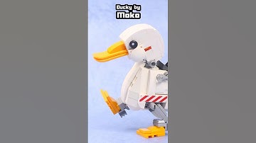 Adorable LEGO Duck Mech #lego #duck #cute #npu #mech