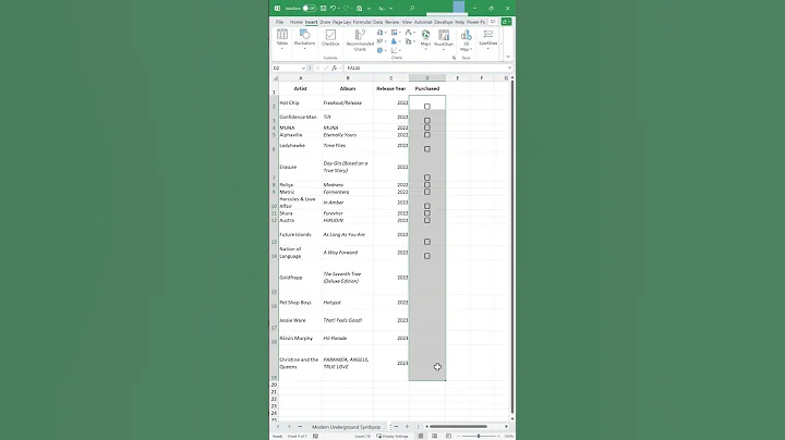 I Made Excel Fun With Checkboxes #shorts  #microsoft365 #exceltutorials #exceltips #exceltech