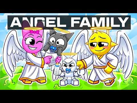 Having an ANGEL FAMILY in Roblox! (Incredibox Sprunki)