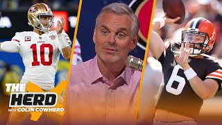 With Baker Mayfield traded to Panthers, should 49ers move off from Jimmy Garoppolo? | NFL | THE HERD