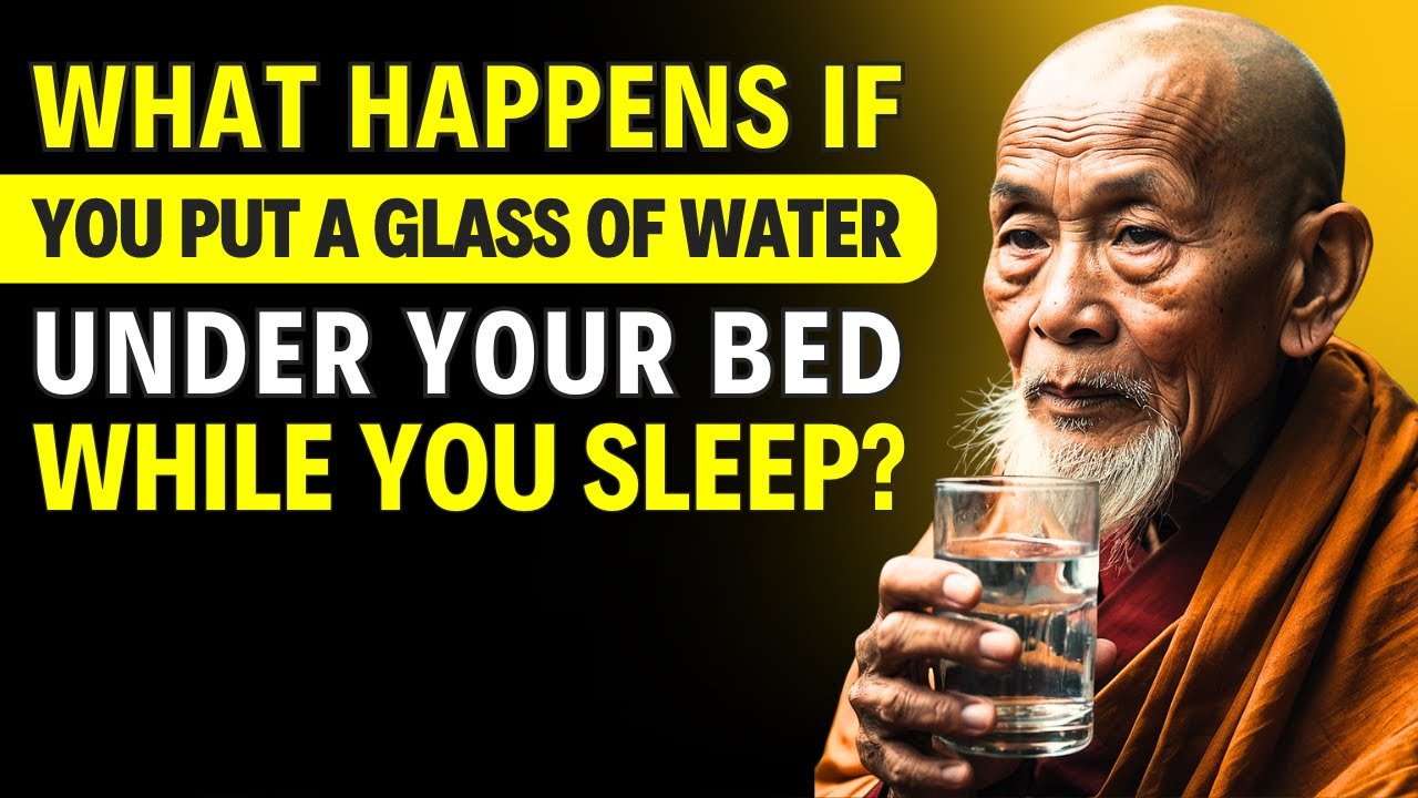 WHAT HAPPENS IF YOU PUT A GLASS OF WATER UNDER THE BED Wisdom and