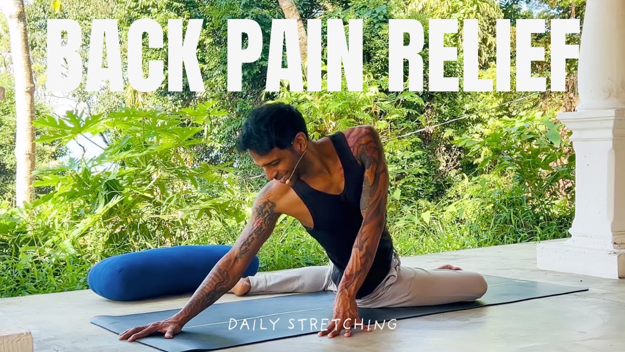 Still from Gentle Stretching for Back Pain & Tight Hips | Mindful Movement for Relief