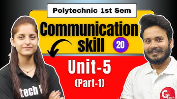 Communication Skill in English | Lecture-20 | Unit-5 Part-1 | New 2024-25 Polytechnic by Riya Ma