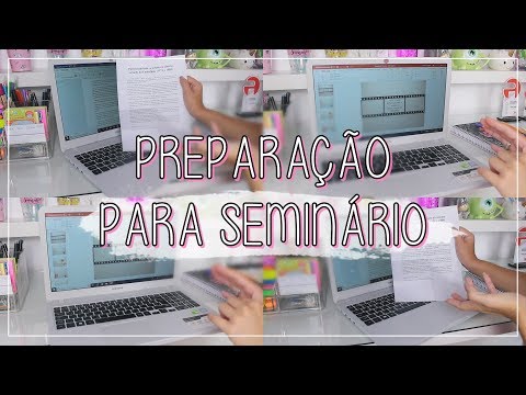 Vídeo: Como Se Preparar Para Um Seminário