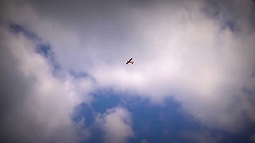 Kyosho Piper Cub J-3 50-EP maiden flight (and crash)