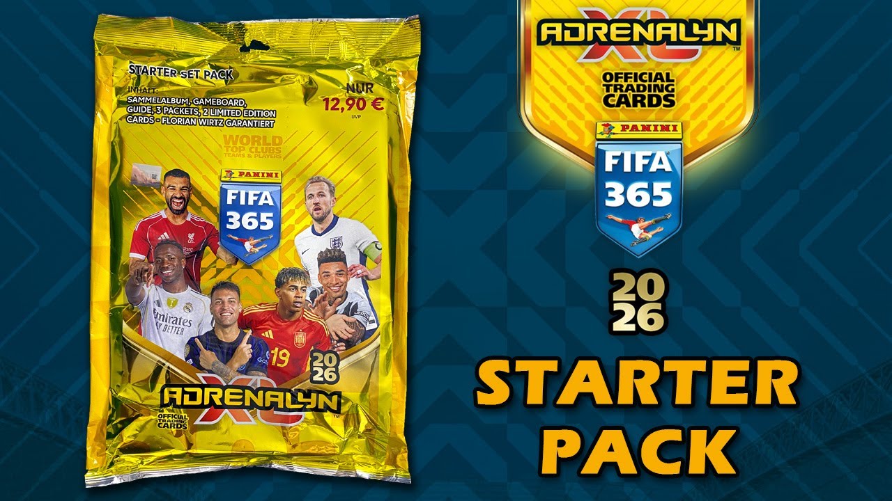PANINI FIFA 365 Adrenalyn XL 2026 - STARTER PACK