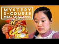 Mystery 3-Course Meal Challenge: Flamin' Hot Cheetos Edition | Delish