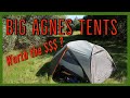 Are Big Agnes tents worth the extra money? 2 Big Agnes and 2 REI tents are reviewed and compared.