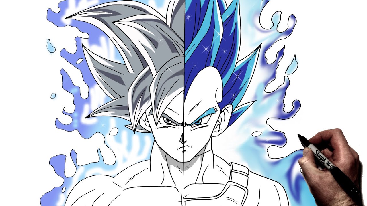 Drawing Goku & Vegeta vs Broly HD wallpaper | Pxfuel