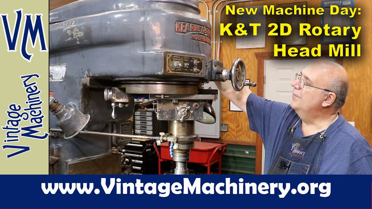 New Machine Day Kearney & Trecker Model 2D Rotary Head Milling Machine