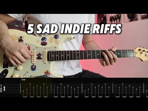Indie Riffs 5 Indie/Alternative Guitar Riffs | Sad & Easy ! - YouTube