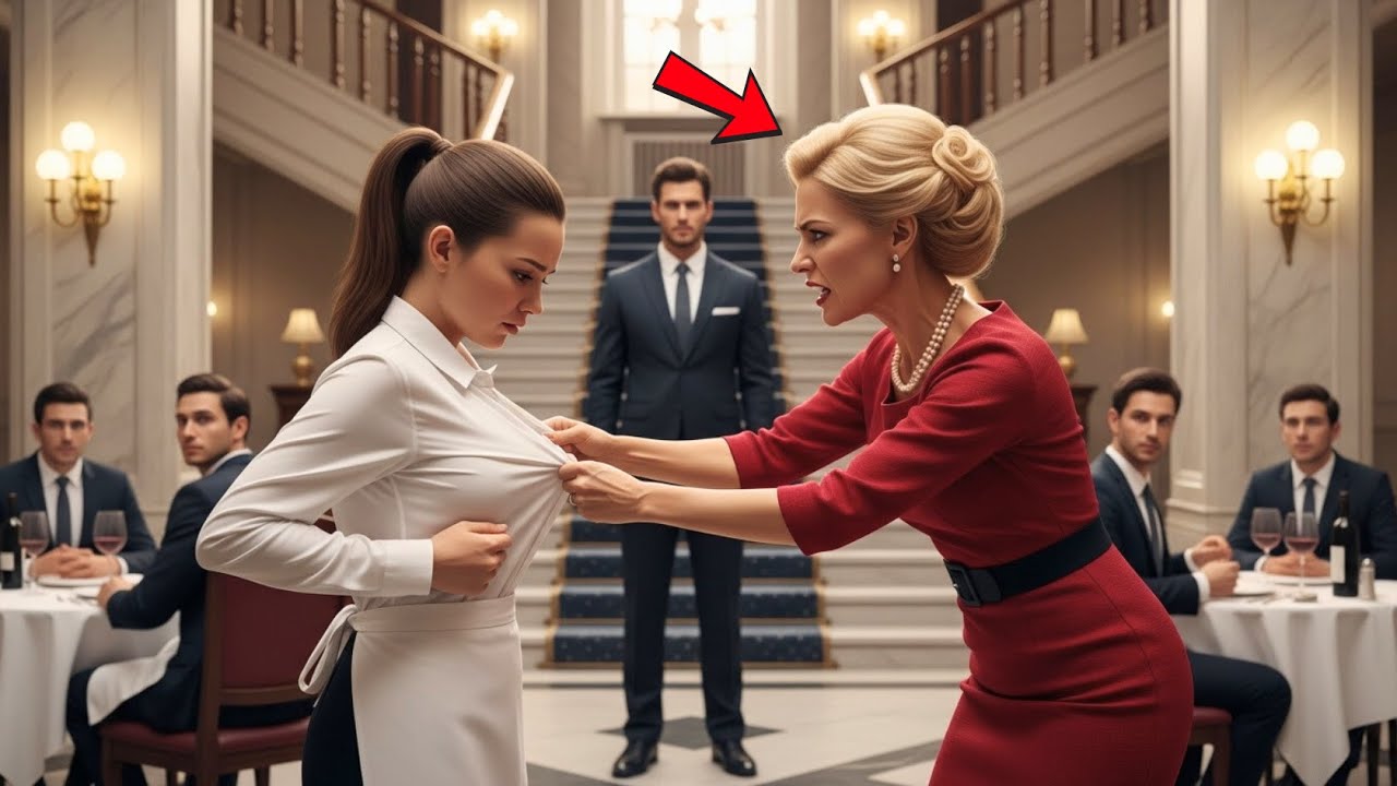 ARROGANTE CREYÓ QUE ERA SOLO UNA MESERA — MILLONARIO LO OBSERVA