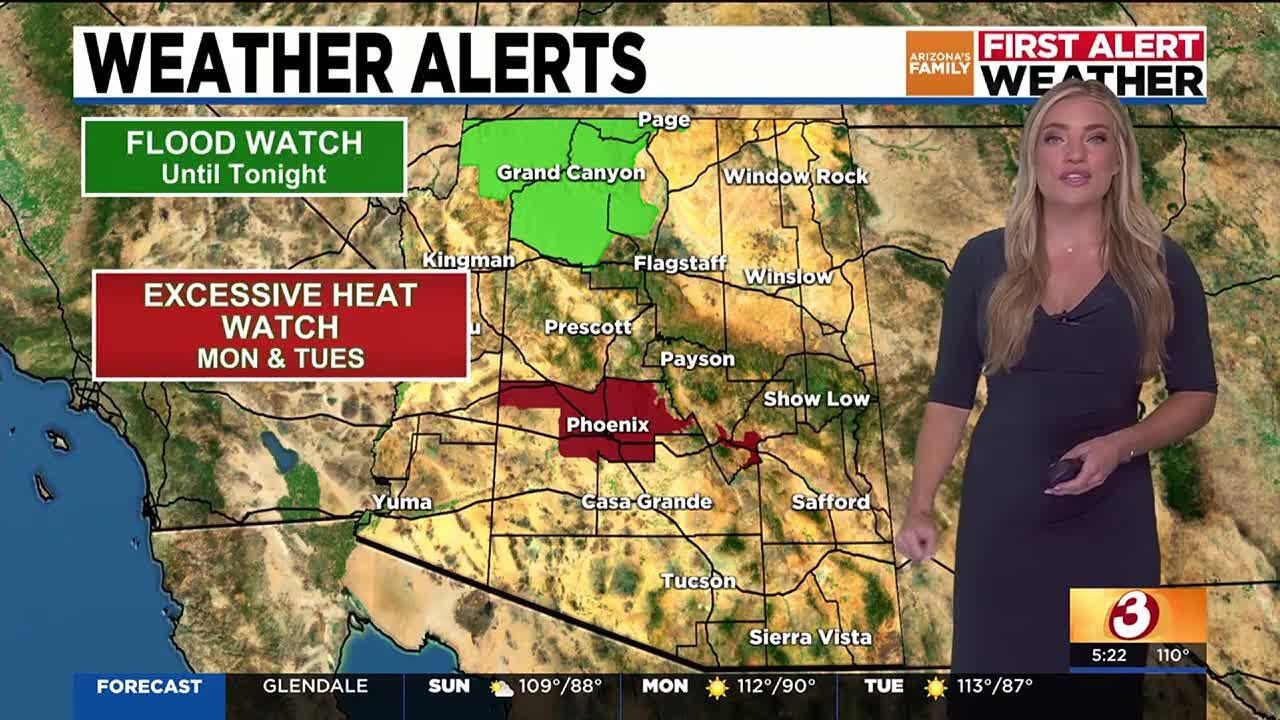 Hotter temps ahead for Phoenix area - YouTube