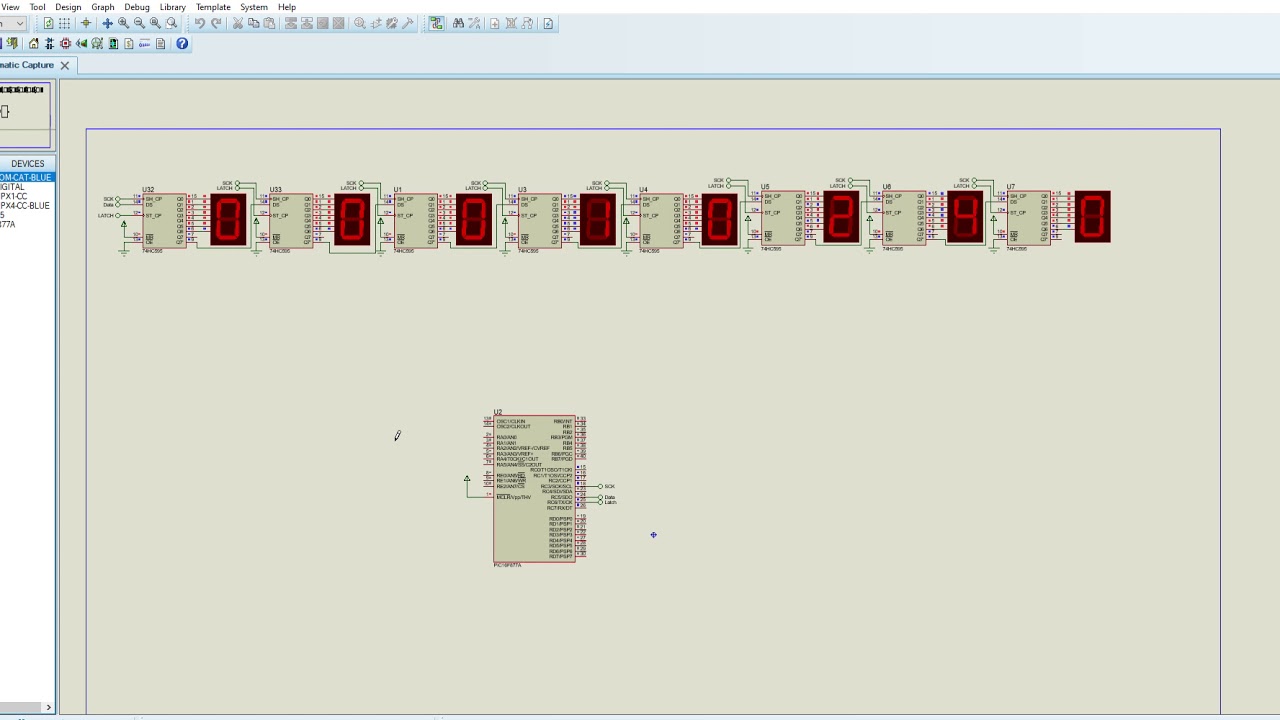How to interface multiple Seven segment with the help of shift register ...