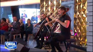 2Cellos On Gmaday In Nyc