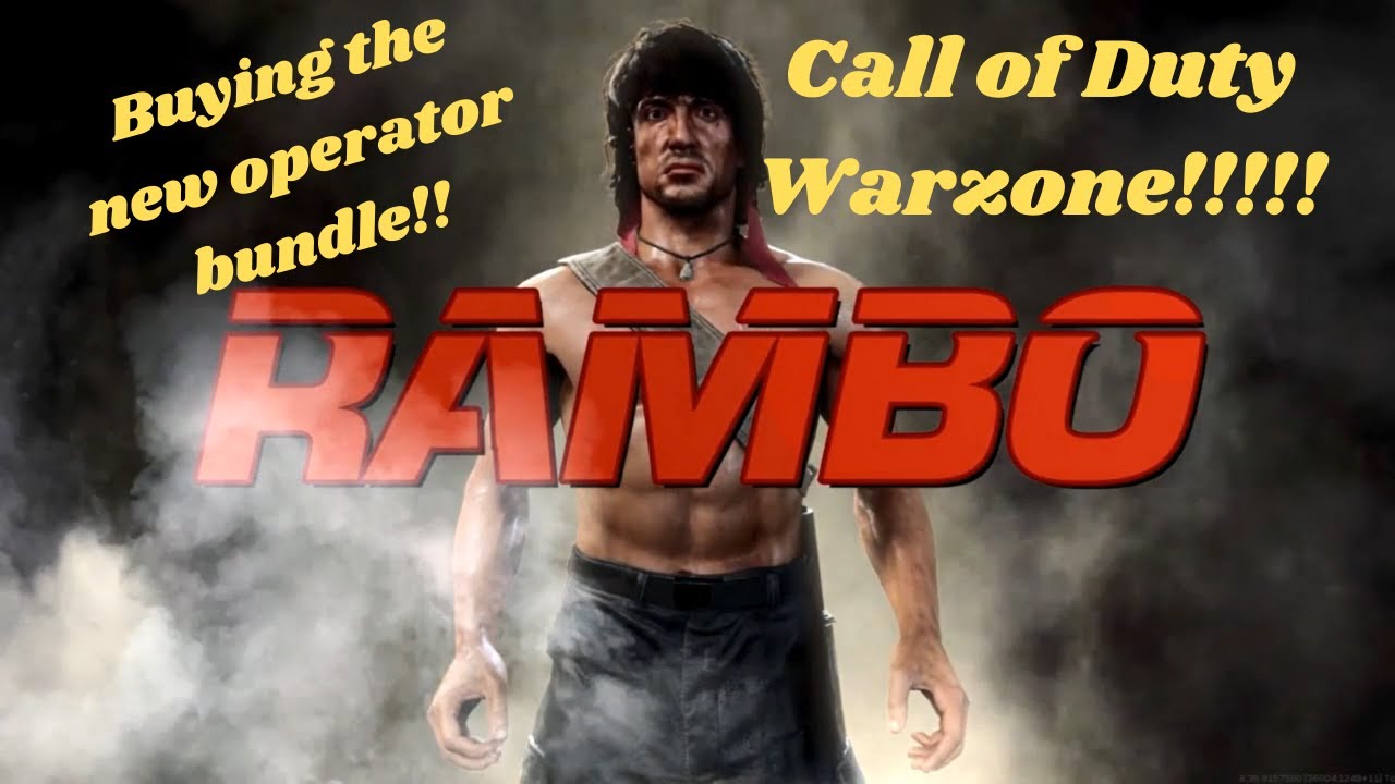Buying the new Rambo operator bundle in Warzone!!!!