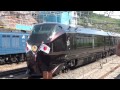 【日章旗&御紋！両陛下武田の杜ご視察 お召し列車 甲府駅到着】