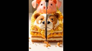 ASMR CAKES🐶🐈‍⬛🐶 #amsr #satisfying #funny #cake #animals