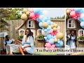 Balloon Garland Tutorial | Tea party at Dakotas House | How To