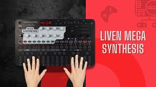 Sonicware Liven Mega Synthesis Demo synth in action - YouTube