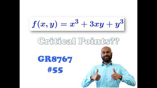 Math Subject GRE: MultiVar Calc GR8767 #55