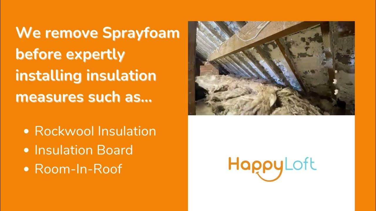 Spray Foam Loft Insulation Risks and Alternatives YouTube