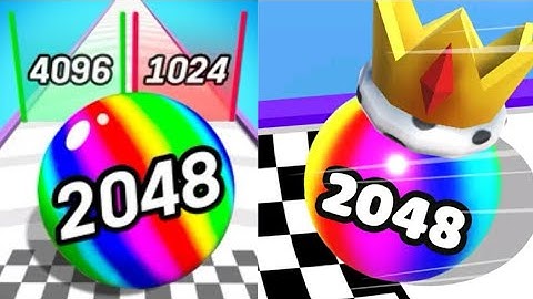 2048 | Ball Merge 2048 vs Number Ball Race & Merge 3D - iOS Android Gameplay #cutiepie22yt