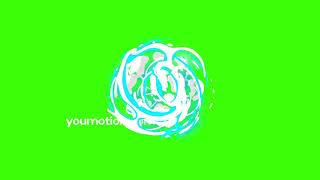 Circular Energy Ring Animation on Green Screen