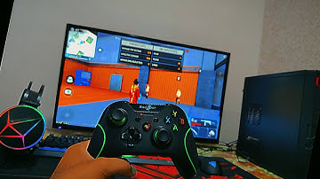 PLAYING FREE FIRE WITH CONTROLLER ON PC!