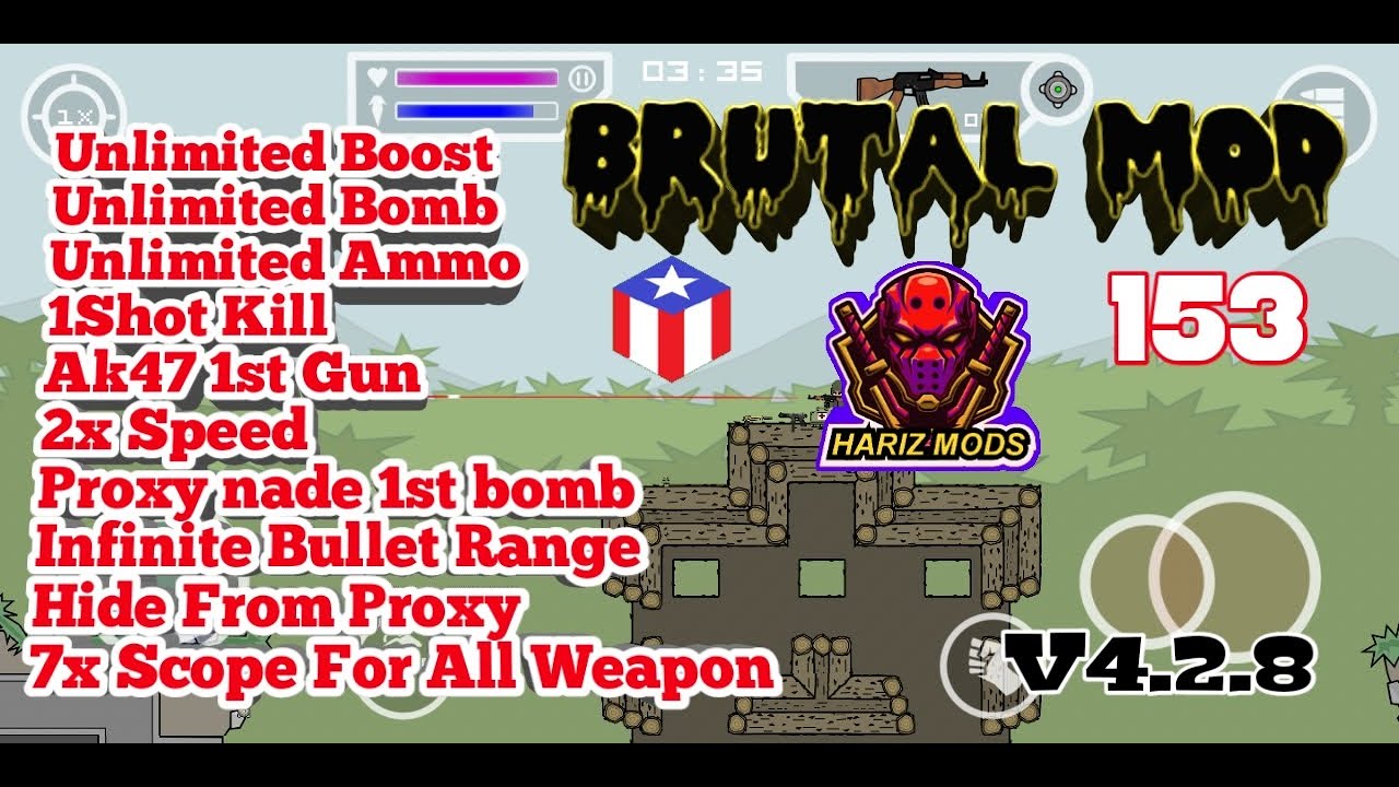 MiniMilitia Brutal Mod v4.2.8 | HARIZMODS | LINK IN THE DESCRIPTION