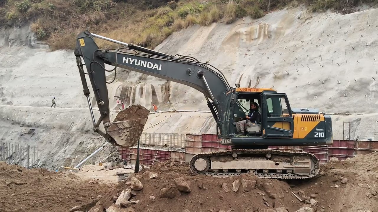 Hyundai excavator 210 machine