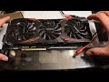 Gigabyte 1070Ti Windforce fan replacement comprehensive guide GV-N107TGaming-8GD