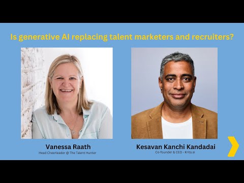Is generative AI replacing talent marketers and recruiters? - video from Krita.ai