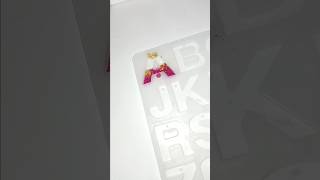 Handmade Resin Alphabet Keychain Stylish Letter A And D Keyring With Glitter & D Flakes