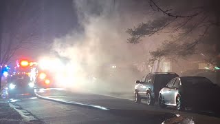 Structure Fire With Heavy Smoke Showing In Excelsior Spring MO With Cats Rescued
