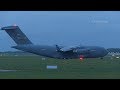 вылет C-17 Globemaster III ВВС США 08-8190 VKO 2020