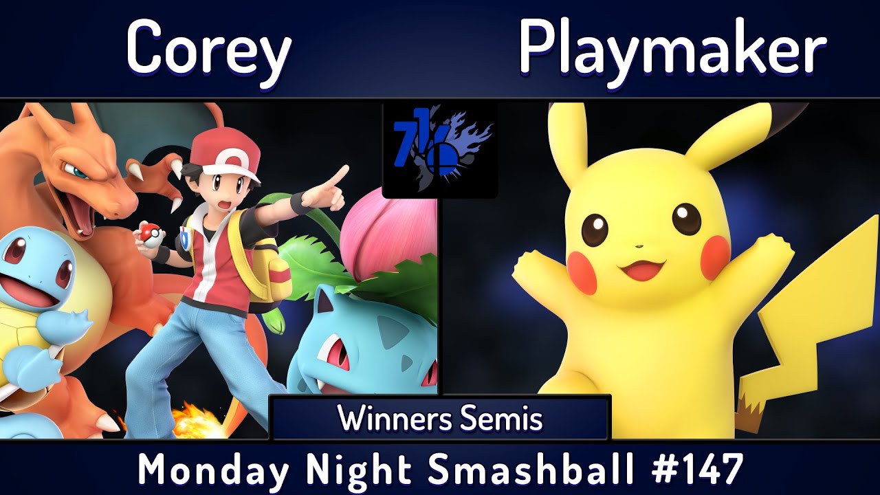 Corey Playmaker MNS # 147 | Corey (PT) vs Playmaker (Pikachu) | WSF | SSBU Smash ...