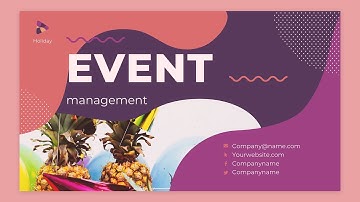 Event Management PowerPoint Presentation Template