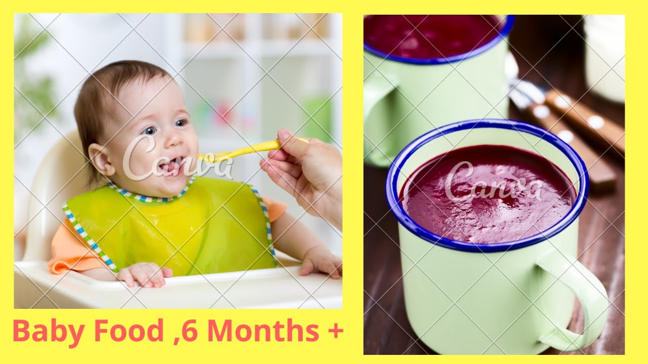 Beetroot & Potato Puree Baby Food 6 Months+ First food for babies