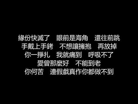 許茹芸 - 愛只剩一秒(歌詞版)