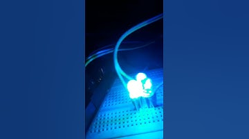 Arduino RGB MIXING  TEST WITH ARDUINO #short