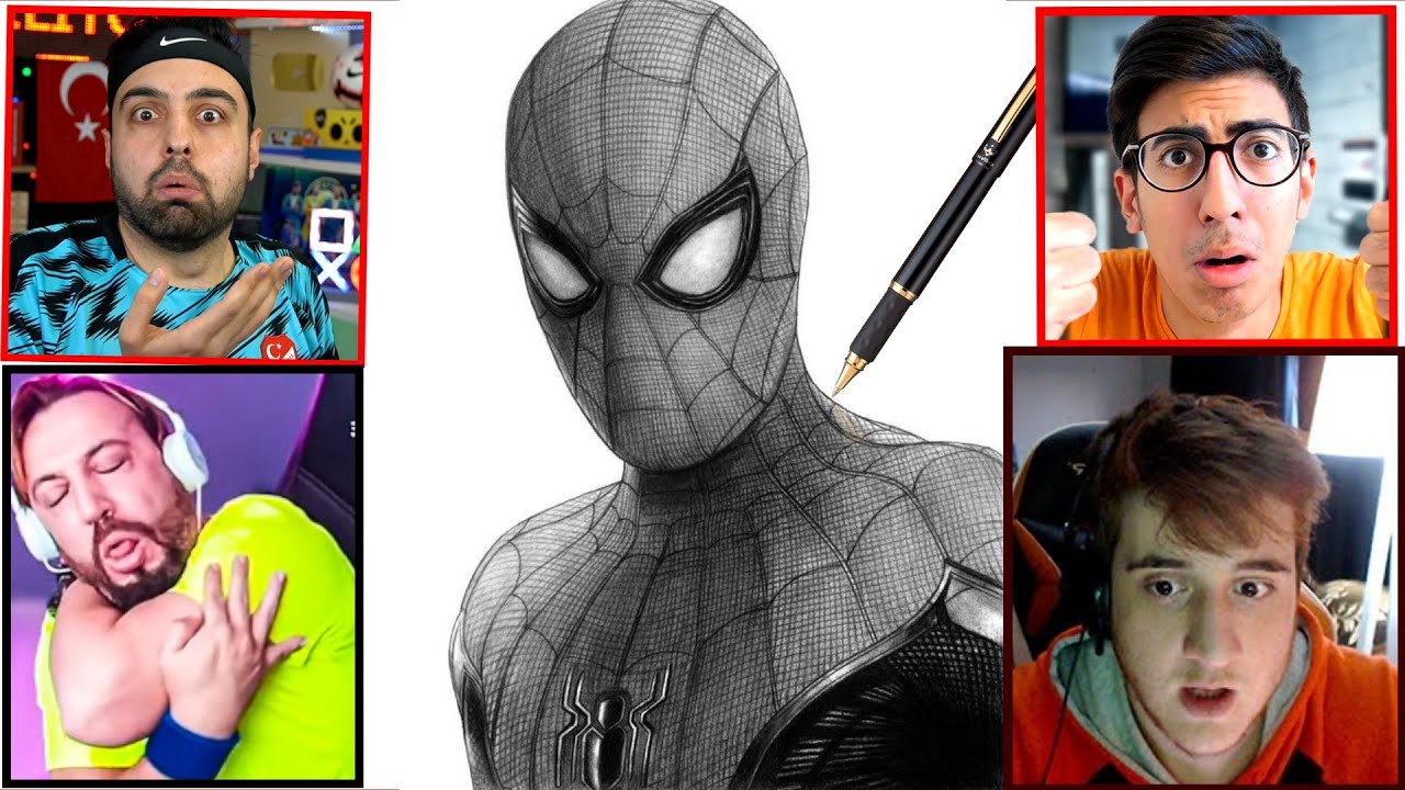 BU HANGİ SÜPER KAHRAMAN ! EKİP ÇİZİYOR ! SPİDERMAN ! BATMAN ! İRONMAN ! FLASH !