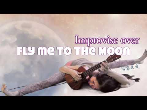 Fly Me to the Moon in Key C (Chord/Melody/Lyrics/Ukulele Tab) (Uke Lead Sheet) - Bart Howard