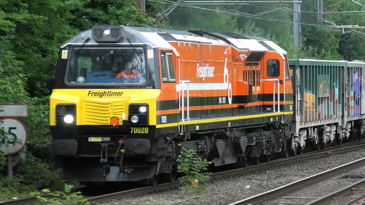 Fantastic Morning Rush at Sandbach Station Freight Passenger Trains 24th June 2025