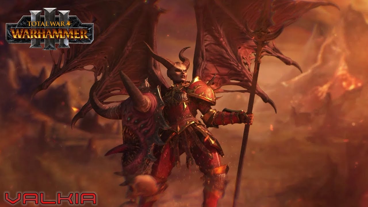 Valkia the Bloody Campaign Cinematics Total War Warhammer III YouTube
