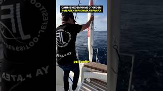 Самые необычные способы рыбалки