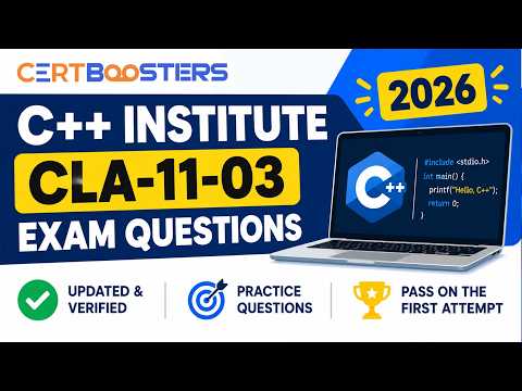 CLA-11-03 Exam Questions 2026 | C Certified Associate Programmer Practice Test